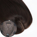 8x8inch Silk Base Human Hair Toupee 12inch Same Length Double Drawn Jewish Topper Natural Scalp Hairpieces