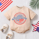 Independence day Baby Romper Newborn Baby Girl Boy Summer Clothes Casual Baby Short Sleeve Jumpsuits Toddler Playsuit