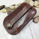 Thin Key Case Leather Drawstring Key Holder Mini Key Bag Small House Keys Organizer Wallet Pouch