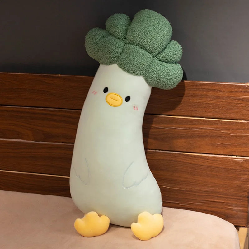 Soft Stuffed Plants Vegetables Mushroom Eggplant Broccoli Carrot Cosplay Chicken Toys