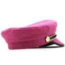 Sun Hat Casual Caps Woman Beret Flat Hats Women's Leather Hat