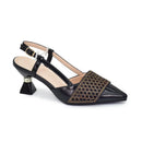 Shoes and Bag Match for Women Luxury Elegant Pointed Toe Rhinestone Bag Set for Women Italy