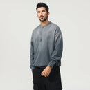 Autumn Men Washed Loose Casual Pullover Sweatshirts Women Hoodie Tops Coat