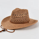 Panama Soft Straw Hat Summer Breathable Travel Beach Hats Solid Wide Brim Sunscreen Hat
