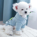 Small Dog Clothes Spring Autumn Cartoon Sweatshirt Cat Cute Hoodie Puppy Pullover Pug
