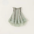 Summer Kids Girl Dress Big Satin Bow Strap Sleeveless Dress Princess Birthday Mesh Sundress