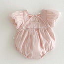 Summer 0-24M Children Clothes Baby Girls Romper Embroidery Toddler Baby Girls Jumpsuit