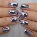Nails Oval Metallic Quality Glamour Nail Art Designed Tips