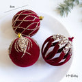 Christmas Tree Ball Decoration Red Velvet Christmas Tree Atmosphere Decoration Props