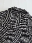 Autumn and Winter Women Thickened Loose Casual Warm Coat Twill Over-the-Knee Coat