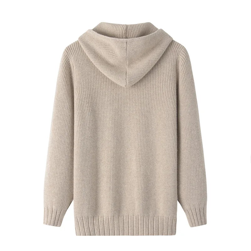 Cashmere Unisex coarse yarn Women pullovers Men sweater