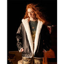 Winter Warm Leather Jacket Vintage Fleece Fluffy Coat Waterproof Thick Warm Reversible Jackets Coats
