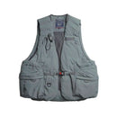 Autumn Men Duck Down Outdoor Mountain Pocket Waistcoat Safari Tactical Punk Chic Vest