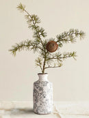 Medieval floral ceramic vase flower arrangement entrance living room desktop decoration ornament