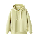 Hoodie Women Fleece Lined Thermal Antibacterial Loose Fit Solid Color Winter Casual Pullover