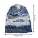 Denim Texture Skullies Beanies  Hats Casual Street Unisex Caps Bonnet Knitted Hat
