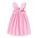 Summer Princess Girls Dresses Sleeveless Children's Clothing Cute Toddler Kids Frocks Costume