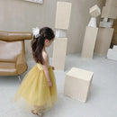 Kids Dresses for Girls Summer Lush Puffy Elegant Princess Party Dress Child Clothing