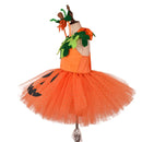 Halloween Child Cartoon Pumpkin Cosplay Costume Girls Set Kids Birthday Party Christmas Fancy Dresses