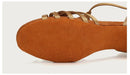 Latin Shoes Women Shoes for Women Latin Brown Modern Sandals