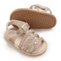 Summer 0-1Y Solid Color Comfortable Baby Girl Sandals Breathable Summer