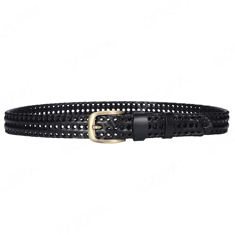 Men's Jeep Outdoor Sports Belt Woven Belt Canvas Adjustable Casual Buckle Belt Army