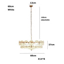 Retro designer restaurant lamp study living room colored glass pendant light luxury postmodern lighting