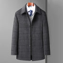 Winter Keep Warm Men's Wool Trench Men Thick Business Casual Classic
