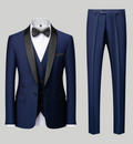 Men Casual Business Suit Boutique Blazer Vest Pants Groom Wedding Dress Party Suit