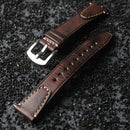 Handmade Head Leather Strap Rubbed Genuine Leather Men Watch