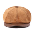 Brown cap on a white background with text at the bottom, Obroi