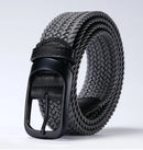 Nylon Pin Buckle Elastic Braided Belt Universal Casual Student Belt Versatile Jeans Accessories