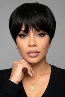 Pixie Cut Human Hair Wigs For Women In Straight Pixie Cut Wig European Human Hair Full Lace