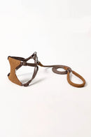 Adjustable Leather Cat Harness and Leash Set Kitten Accessories Pet Items Gatos Accesorios Cat Anti Bite
