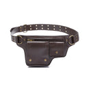 Cool Punk Motorcycle Style Waist Bag Retro Outdoor Adjustable Belt Bag Fanny Pack