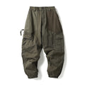 Green cargo pants on a white background, Obroi
