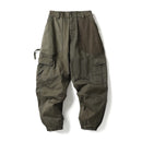 Green cargo pants on a white background, Obroi