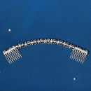 silver luxury crystal bride headpiece rhinestone bridal hair comb for women headband wedding hair accessories