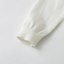 Kids Girls Cherry Hand Embroidery Long Sleeves Knitted Sweater Clothes Teen Girls Organic Cotton Knit Cardigan