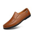 Classic Men's Leather Casual Shoes Breathable Loafers Men Cross-border Shoes Men Comfortable Slip-ons