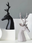 Nordic Home Art Ornaments Animal Figurines Creative Lucky Deer Porch Wine Cabinet Decor