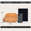 Unisex Vintage Crossbody Bag For Male Environmentally Friendly Materials Handbag Multifunction Single Shoulder