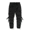 Men Cargo Pants Spring Autumn Stretch Outdoor Pants with Multi-Pocket