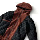 Mens Fleece Sherpa Padded Jacket Hoodie Fluffy Fleece Open Front Cardigan Button Down Soft Coat Fall Outwear With Pocket