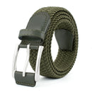 Woven Braided Belt for Junior Casual Jeans Pants Golf Belt Canvas Belt