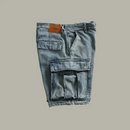 classic American cargo retro denim shorts men summer medium pants