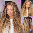 Woman with long, wavy hair styled in different angles indoors, Obroi