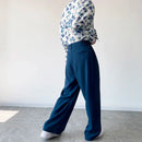 Casual Suit Pant Men Wide Leg Trousers Man Straight Suit Pants Male