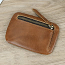 Genuine Leather Men Soft Leather Rfid Card Holder Clutch Wallets Slots Mini Slim Purse