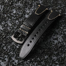 Handmade Head Leather Strap Rubbed Genuine Leather Men Watch